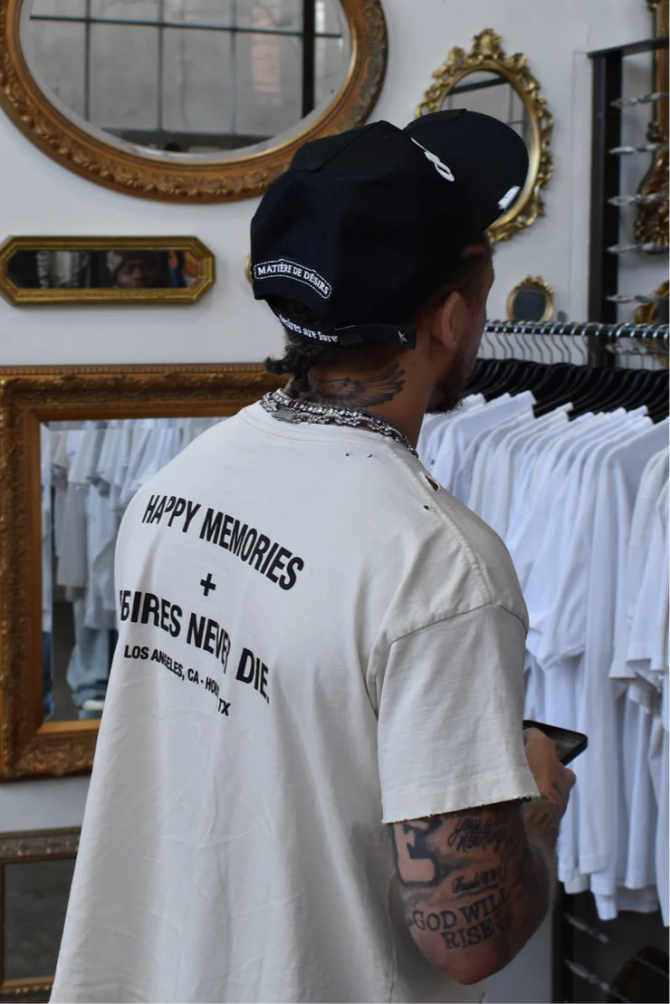 LEATHER PATCH HAT ‘BLACK’ - Image 5