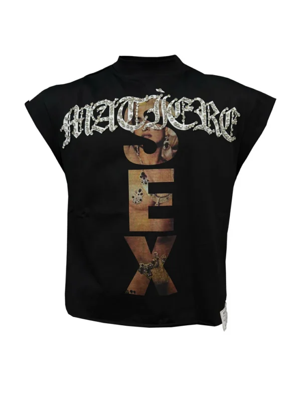 MADONNA CUTOFF T-SHIRT ‘BLACK’ - 2XL